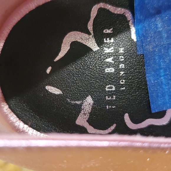 Ted Baker London Ryal Metallic Bow Court Pump sz 10 - Picture 7 of 8